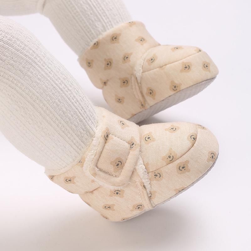 Winter Warm Cotton Baby Shoes for Boys & Girls (Prewalker, 0-1 Year)