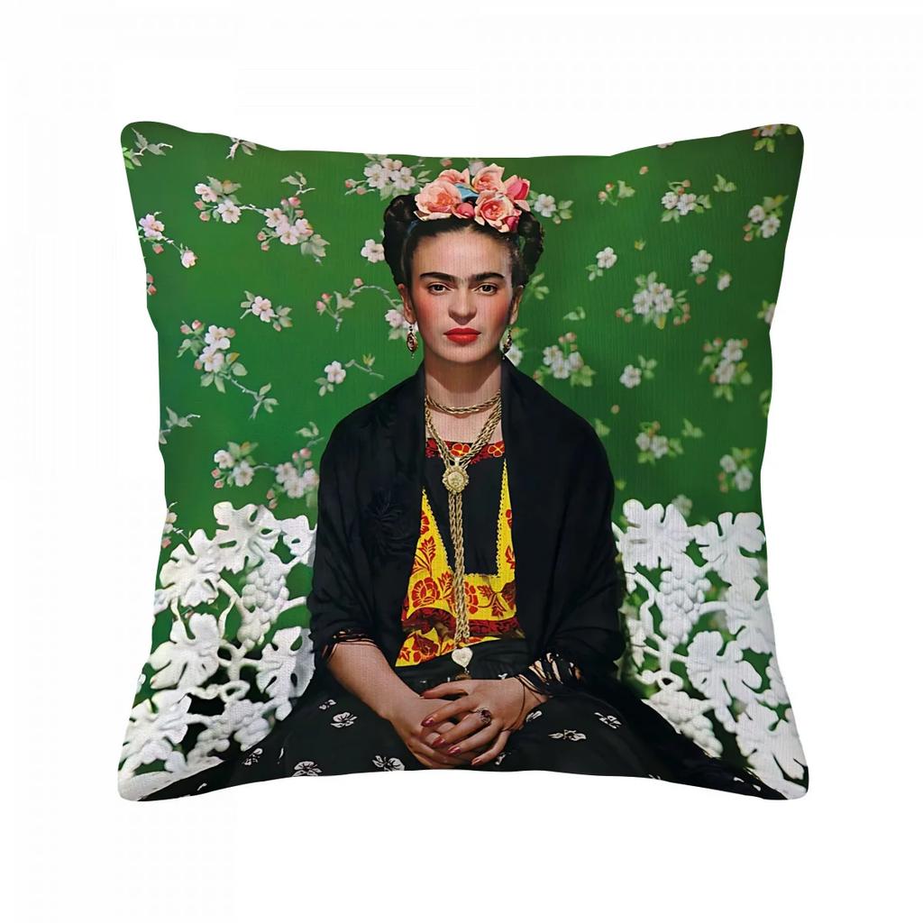 Frida Pillowcase Luxury Cushion Cover For Sofa Anime Personalized Gifts Home Decorations Living Room Decoration Sleeping Pillows