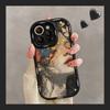 Oil Painting Flower Girl Suitable for Apple 16 Phone Case 15, Acrylic 14pro, Fine Hole Anti-drop 13, Full Package 12/11