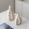 Ceramic Vase Skeletal Lines Irregular Geometry Modeling Flower Vase Ceramic Handicraft Home Decoration Accessories