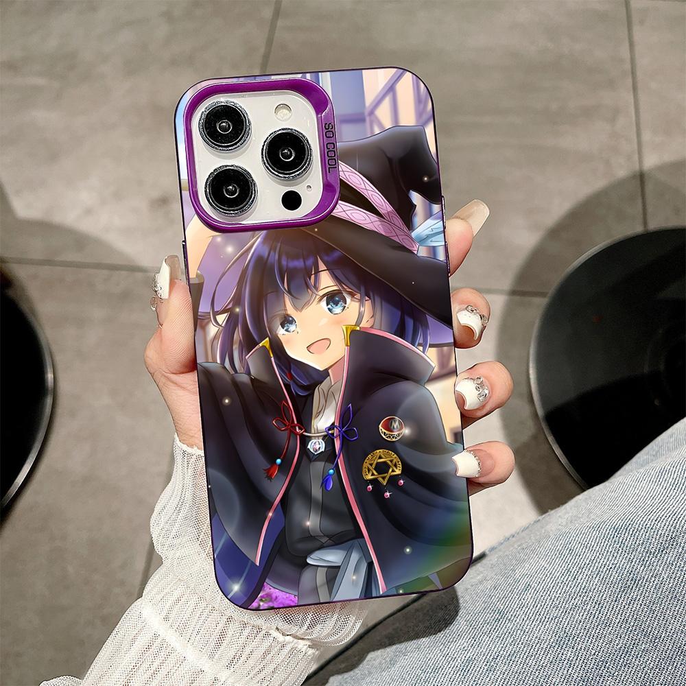 Wandering Witch Saya Phone Case for iPhone 17 16 15 14 13 12 11 X XR XS Air Pro Max Plus Purple Colorful Silver Cover