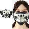 Halloween Maske Motorrad Biker Halbgesichtsmaske Staubschutz Sportmaske Maskenball Maske Nachtlicht Skelettmaske Geschenk