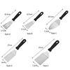 Stainless Steel Brownies Spatula Black Anti-scald Handle Steak Shovel  Tiramisu