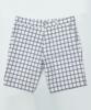 THE ROYAL 'WE Check Half Pants White