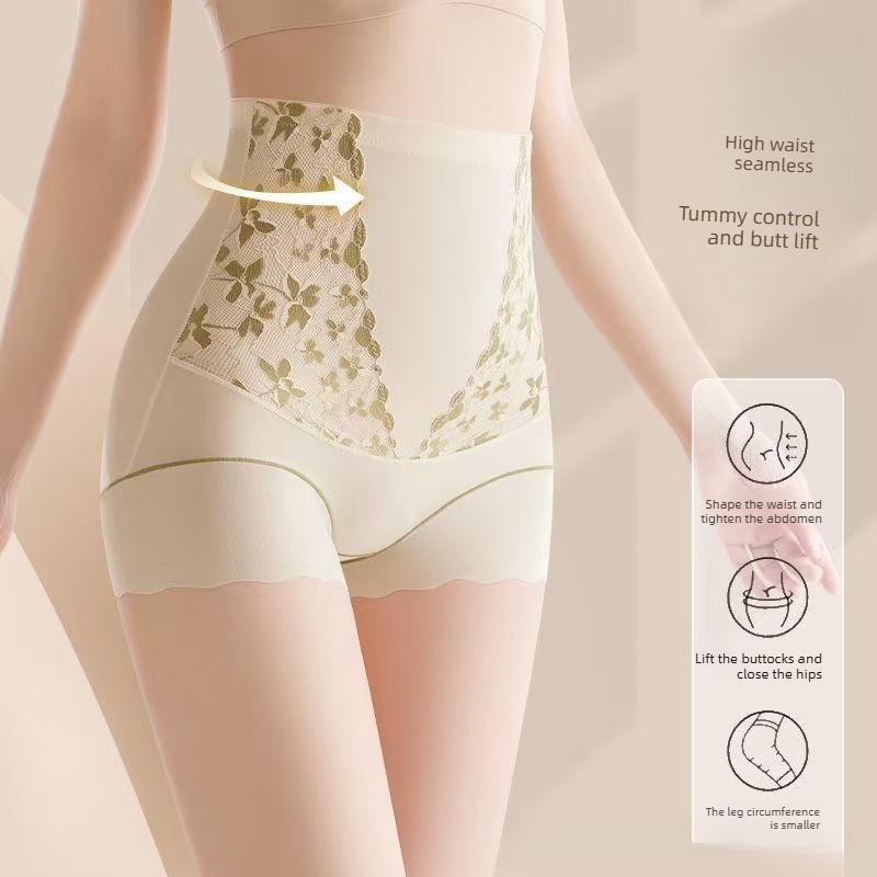 Large Women Spring and Summer Postpartum Shaping Waist Beauty Two in One Hip High Waist Abdominal Underwear
