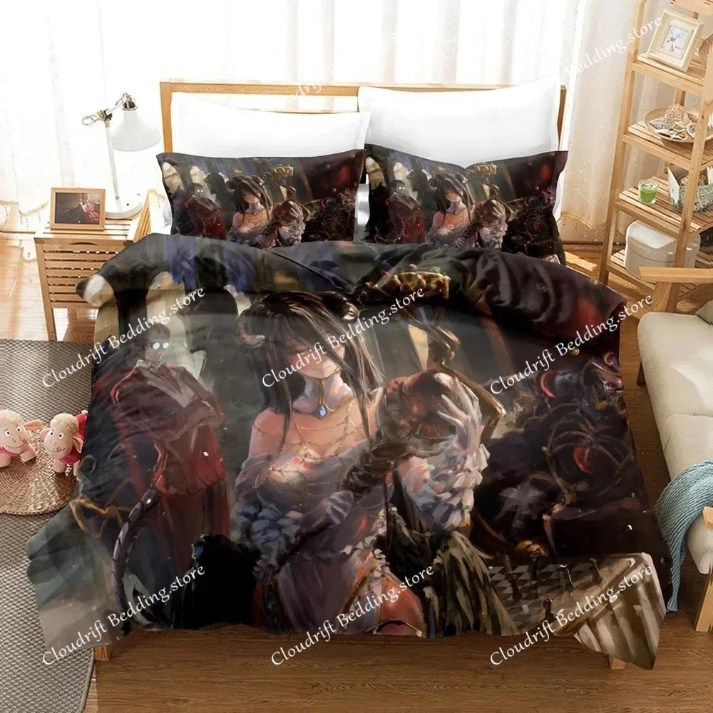 Set Biancheria da Letto 3D Fashion THE OVERLORD Set Copripiumino Con Federe Singolo Matrimoniale Queen King Biancheria da Letto personalizzabile