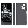 Sports Cool Car Black Silicone Phone Case For Xiaomi Redmi Note 9 10 11 11S 11T 12 13 Pro 5G Plus 9S 10S 12S