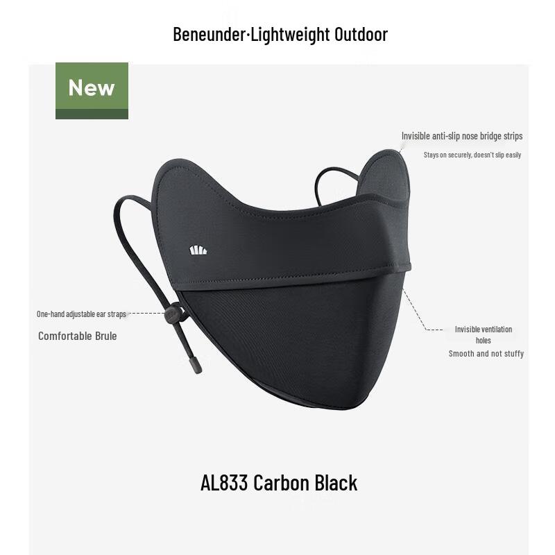 Bananaunder Ice Silk UV Protection Face Mask