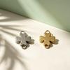 Stainless Steel Four-Leaf Clover Pendant for DIY Jewelry Charms
