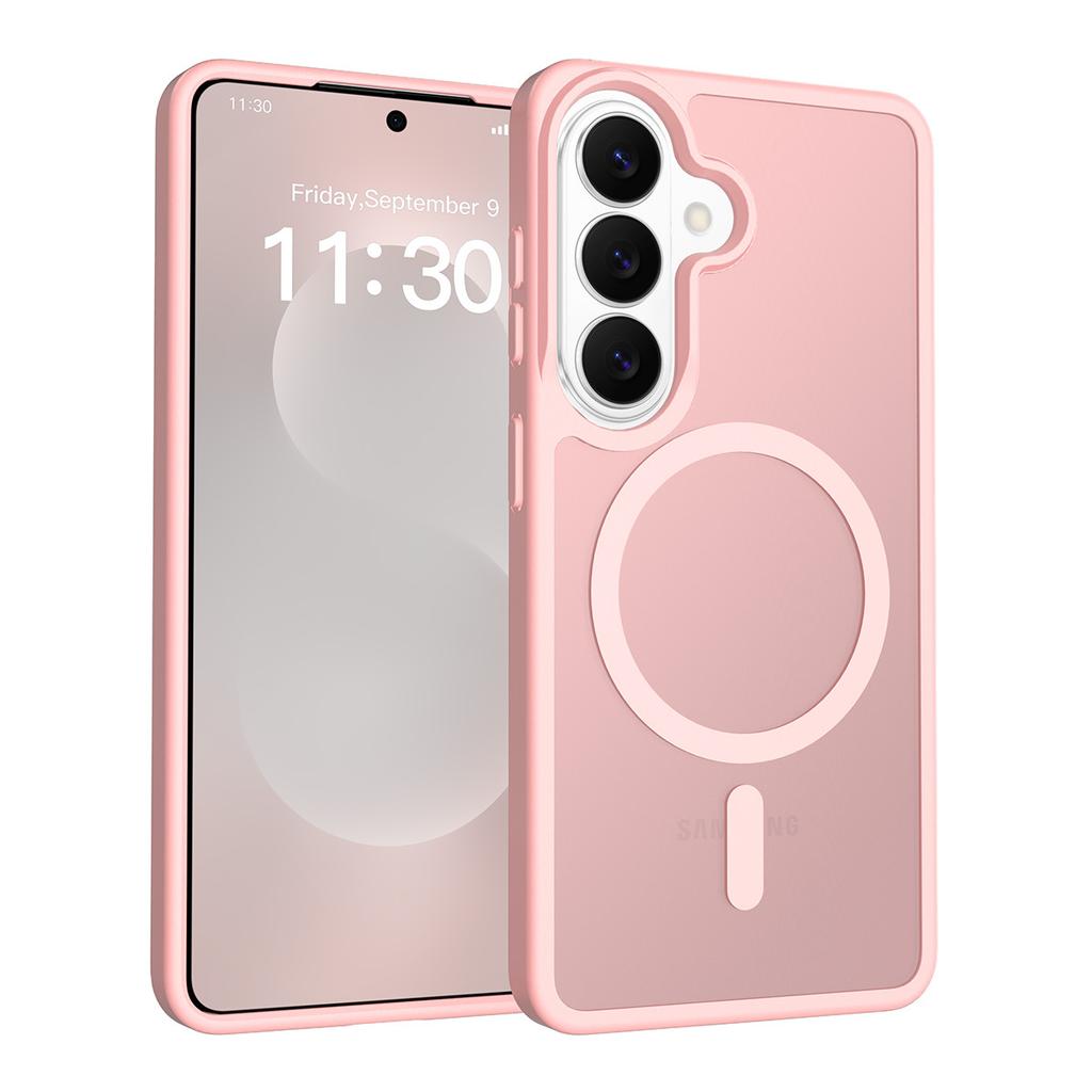 S26ultra matte magnetic mobile phone case s25edge skin feeling S24plus anti-drop 23 protective case wholesale