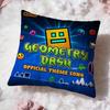 G-Geometry DashS Video Cushion Cover Premium Comfort Reversible Pillow Cove -Two In One Design for Any Room & Car Interior