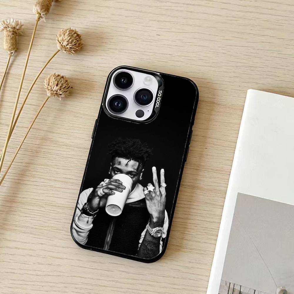 Rapper YoungBoy Never Broke Again Phone Case For iPhone 17,16,15,14,13,12,11,Pro Max,Plus Candy Silver Cover