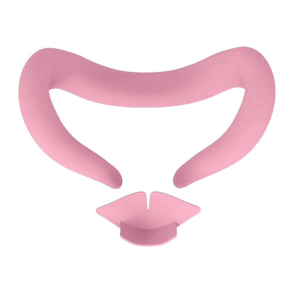 Silicone VR Face Cover for Meta Quest 3 Silicone Eye Mask Sweatproof Mask Face Cushion Replacement for VR Glasses Accessories