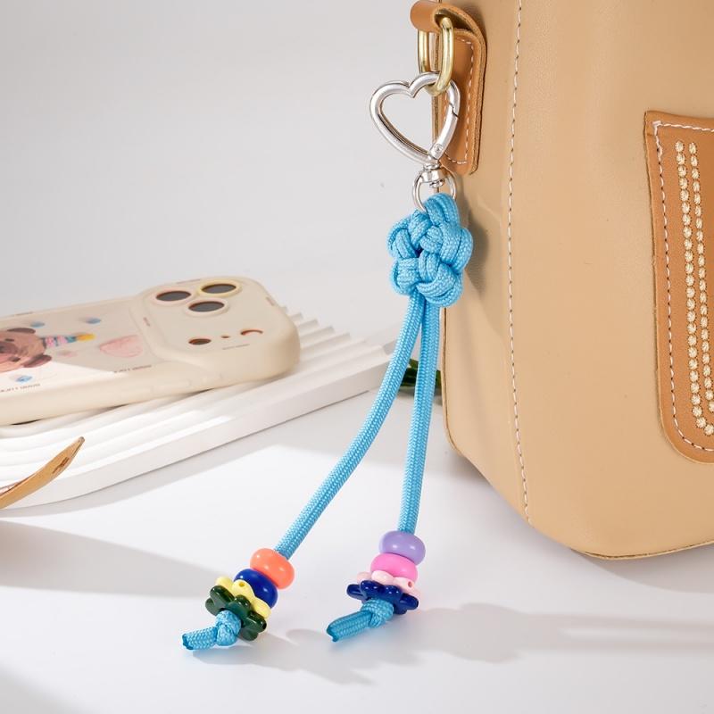 Portable Mobile Phone Universal Lanyard, Star Bag Pendant Adjustable Wrist Short Lanyard, Dopamine Multi-Functional Lanyard