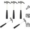 Garneck 5PCS Mini Claw Hammer Rubber Handle Household Carpet Wall Nail Remover With Non-Slip Shock Absorber For Home