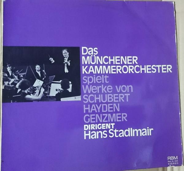 LP Record MÜNCHENER KAMMERORCHESTER , HANS ST - Spielt Werke Von Schubert, Haydn, G RBM3029 RBM Records Germany Classical Used