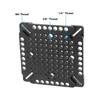 Aluminum Cheese Plate Extension Mounting Platform for Photography Accessories with 3/8 1/4 Screw Holes for Users