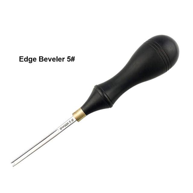 Leather Edge Beveler Tool Leathercraft Tool Leather Skiving Tool DIY Ostrá ořezávací fréza Kožená kulatá fréza