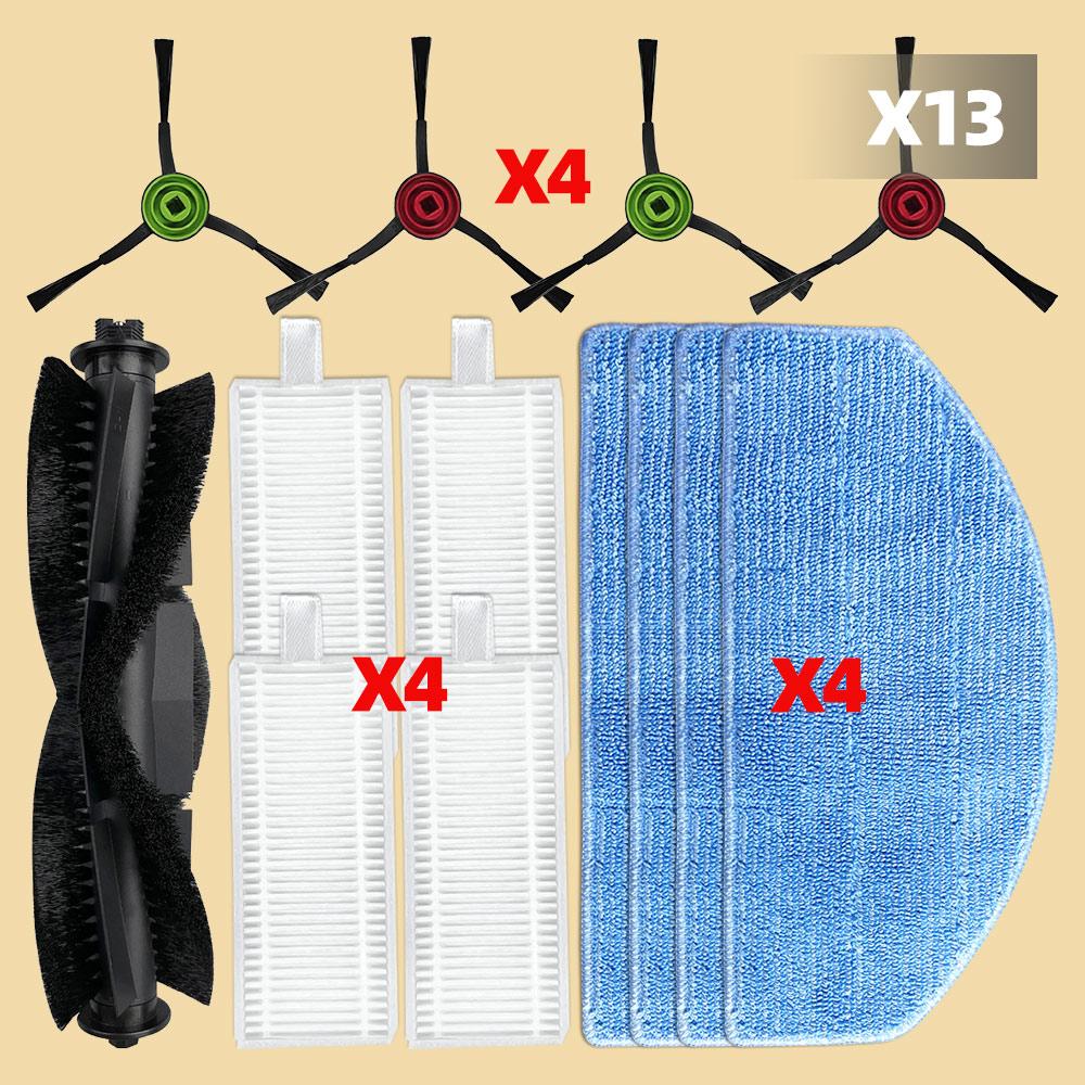 Fit For Lubluelu SL68 Vacuum Parts Main Roller Side Brush HEPA Filter Mop Cloth Accessories Replacement