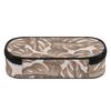 Pencil Pouch Printed 300D Polyester Easy Open Zipper with Spacious Main Pocket Mesh Layer and Pen Slot Divider for Everyday Study
