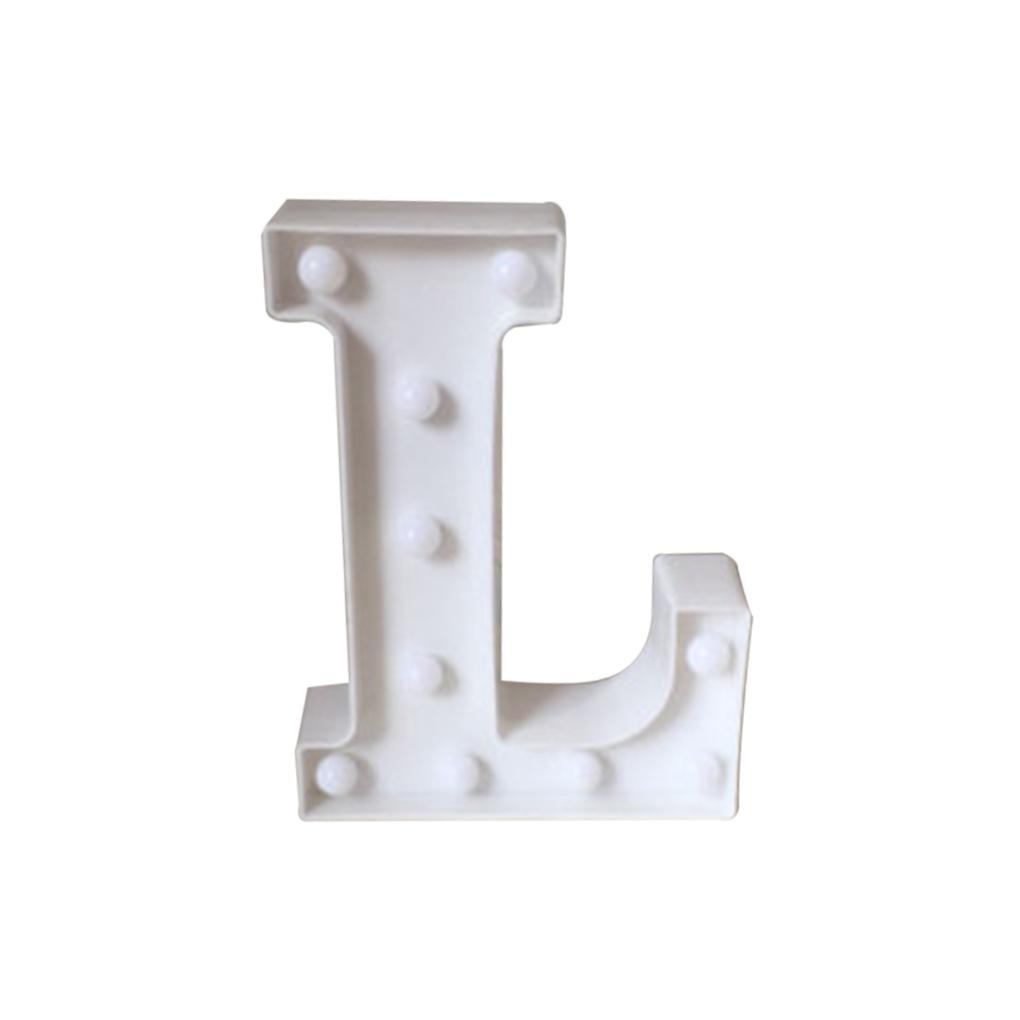 Luminous 26 English Alphabet Light Night Lamp Wedding Party Room Letter Decor