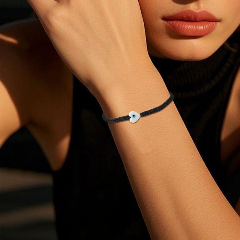 Colorful Bohemian Friendship Bracelet Featuring Mystical Eye Decoration Comfortable Stretch Designs Accessory