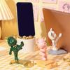 Niedliche Bärenform Desktop-Dekoration Ornamente Harz Handwerk Modern Minimalistisch Handyhalter Handy Ständer