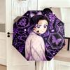 Japanese-style cartoon Demon Slayer Kamado Tanjiro & Kamado Nezuko umbrella including home travel and outdoor activities Multi functional umbrella 3