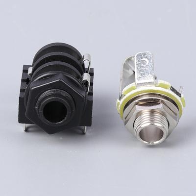 Rean Trs Stereo 6.35Mm Metal Female Jack 3 Pole Nys230 Audio Panel Mounting Socket 1/4" Ts Mono Jack Pcb Socket Nys215