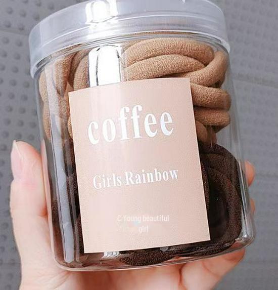 

Резинки для волос Candy Color - 50 высококачественных резинок для хвостиков и аксессуаров