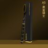 Single Pack Independent Boxed Black Gold Long Head Toothbrush,for Both Male and Female Adults, New Soft Bristled Toothbrush