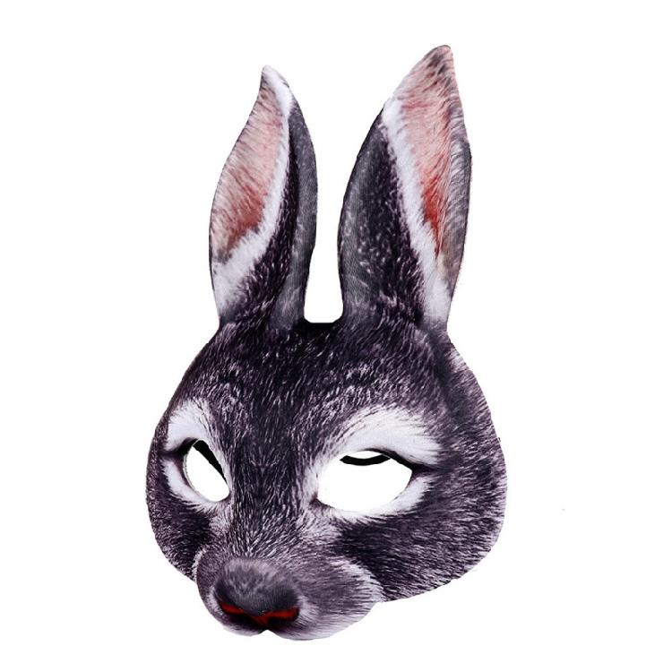 EVA Cosplay Bunny Mask Costume Adult Cosplay Mask Half Face Mask Costume
