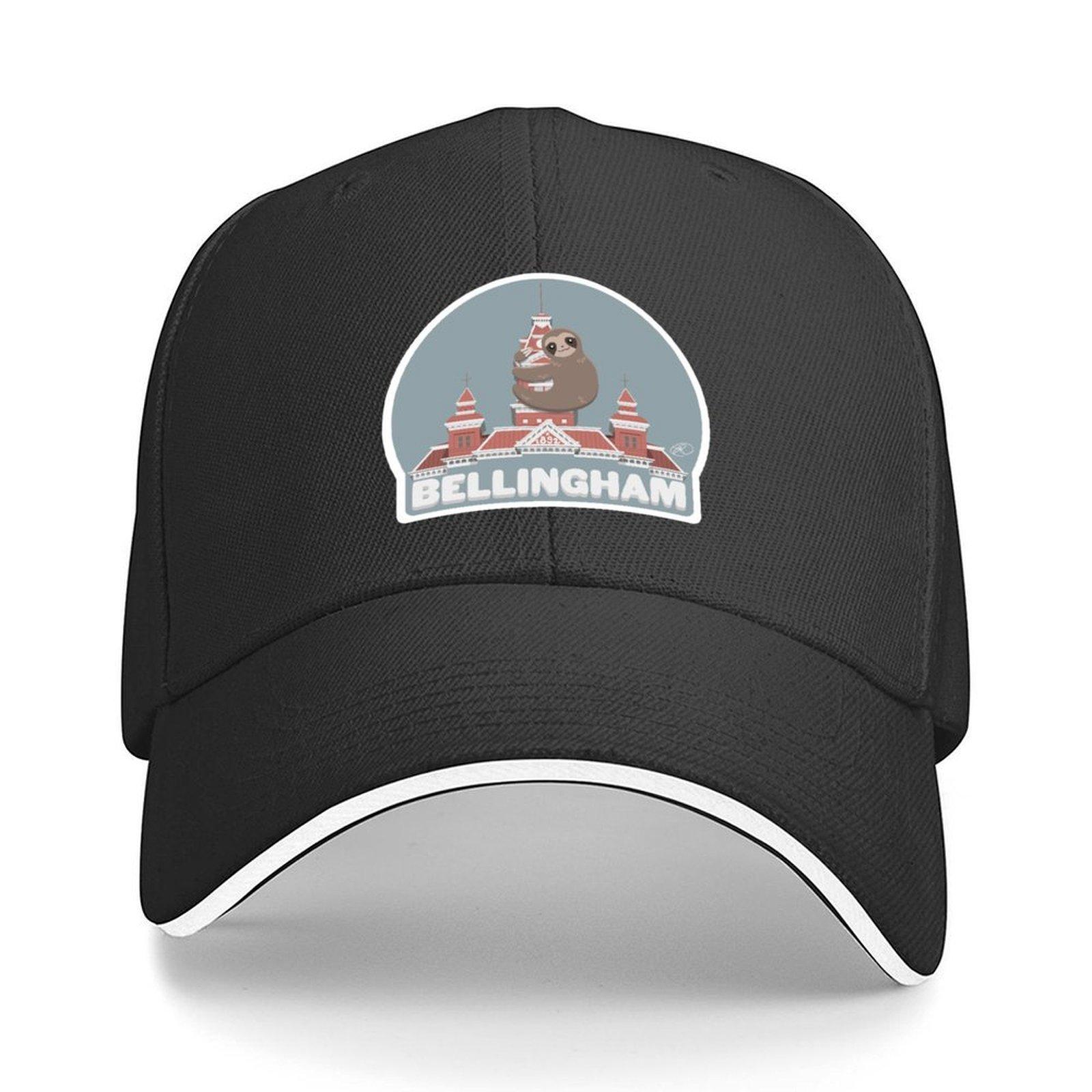 The Bellingham Sloth Baseball Cap Beach Hat Anime Beach Tea Hat For Man Womens