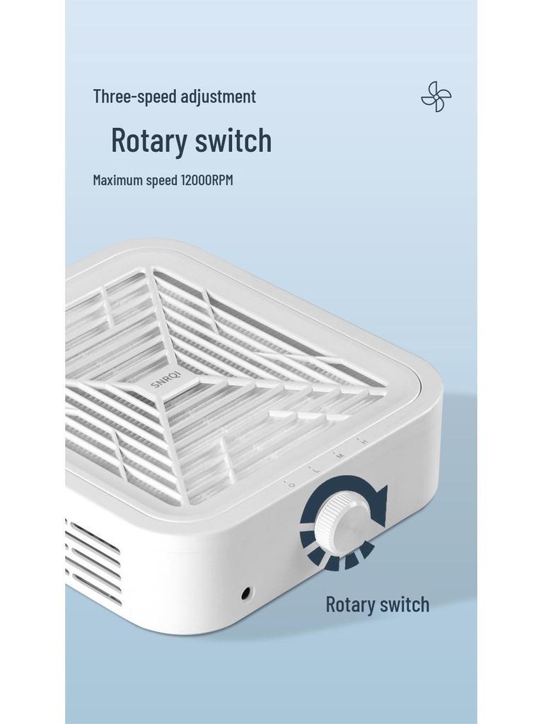 120W Brushless High-Suction Nail Dust Collector