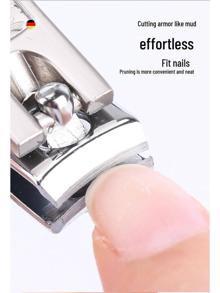 5-Piece Stainless Steel Nail Clipper & File Set with Portable Tin Gift Box