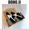 DONG JI retro zapatos de entrenamiento alemanes para mujer primavera 2025 nuevos plataforma cuero zapatos deportivos y de ocio zapatos de correr Forrest Gump