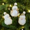 Girls Christmas Plush Snowman Pendant Elk Christmas Tree Pendant  Home Decoration