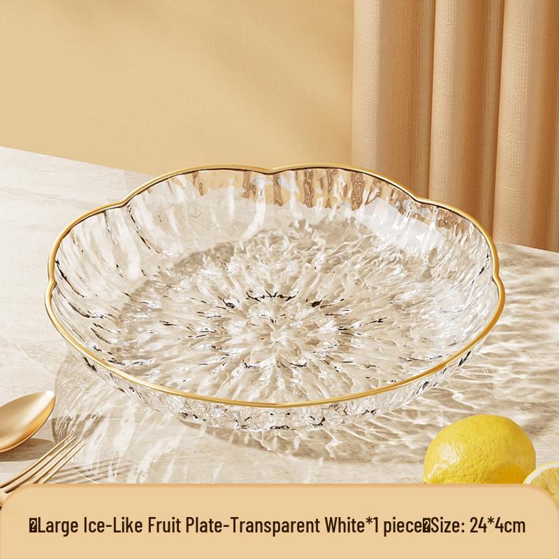 Modern Luxury Fruit and Snack Display Plate for Living Room