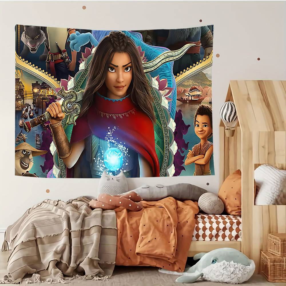 Raya And The Last Dragon Tapestry Customizable Tapestries Of Various Styleswall Hangings Celebrity Photo Printingwall Hangings