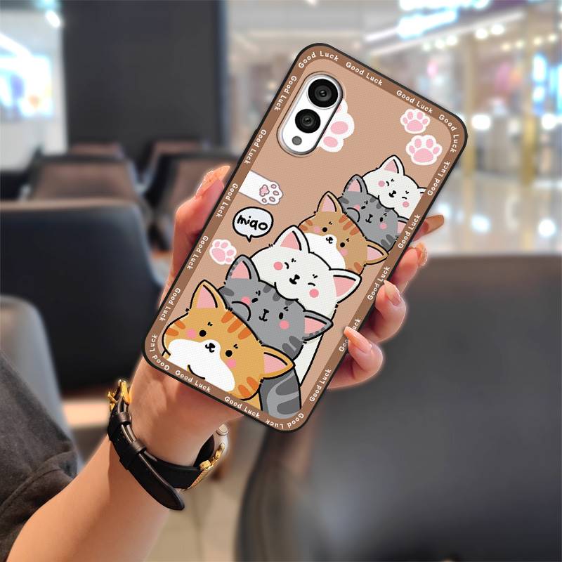 Durable Cute Phone Case For FCNT/Fujitsu Arrows N F-51C Anti-knock Waterproof Fashion Design Dirt-resistant Graffiti TPU
