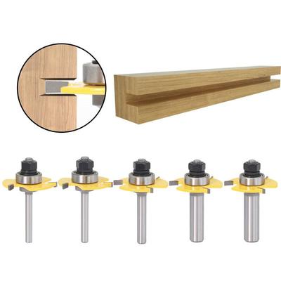 1pc Biscuit T-Slotting Joint Assembly Router Bit 6mm 8mm 12mm 1/4inch 1/2inch Shank Woodworking Milling Cutter Tools