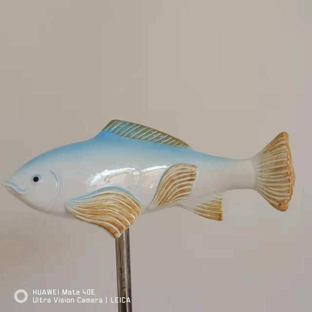 1 Τμχ Κεραμικός Κήπος Κόι Ρητινικά Χειροτεχνήματα Γκαζόν Διακοσμητικά Στολίδια Πολύχρωμα Ψάρια Ρητινικά Χειροτεχνήματα Διακοσμητική Διακόσμηση Αυλής Τέχνη