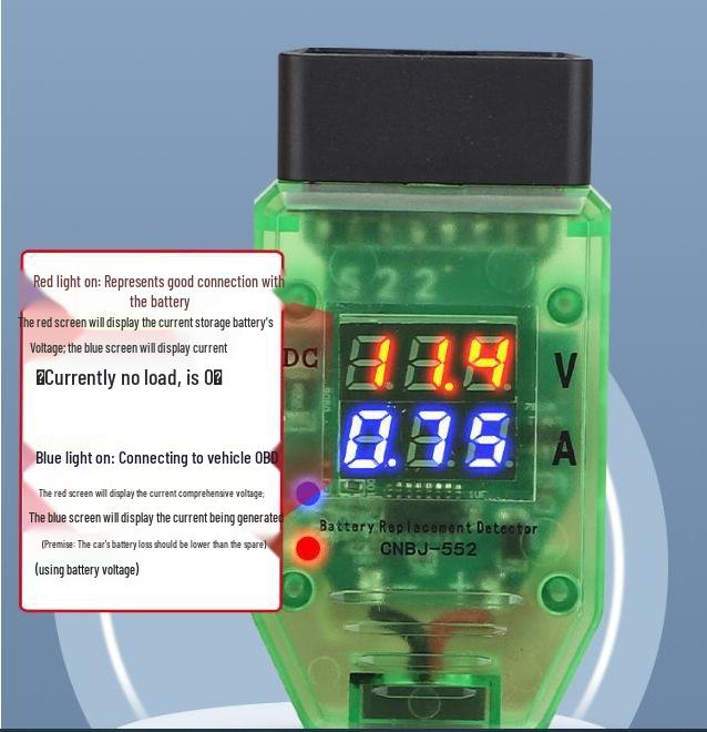 Car OBD Power-Off Memory Device & Battery Replacement Leak Detection Tool