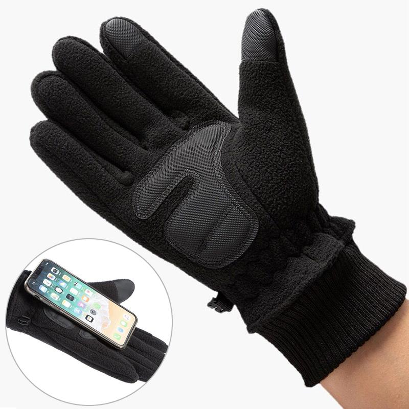 Polar Fleece Waterproof Winter Gloves Warm Windproof Gloves Waterproof Gloves Fishing Touch Screen Gloves Sports Gloves