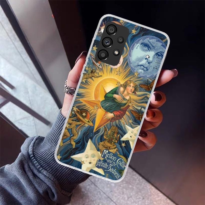 Rock The Smashing Pumpkins Phone Case For Samsung Galaxy A12 A52S A42 A32 A22 A51 A50 Note 20 Ultra 10 S10 Plus A71 A70 A31 A30