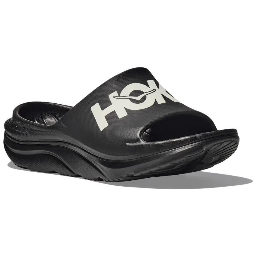 HOKA Ora Athletic Slide Schwarz Weiß Unisex Sneaker 1155154-BWHT