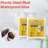 Sekundenkleber Hitzebeständig Kunststoff Stahlspachtel Wasserdichter Kleber Multifunktionaler Metallreparaturkleber Für Rohre Leder
