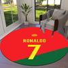CR7 Round Area Rug,Carpet Rug for Living Room Bedroom Sofa Playroom Decor,Non-slip Floor Mat