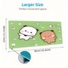 Bubu y Dudu Cartoon Color Mouse Pad Large Gaming Table Cushion Non-slip Laptop Tablet Big Mousepad XXL Mat Mini PC Playmat With Lock edge