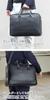 Bercute Black Men's Business Bag, Briefcase, Tote, Shoulder Bag, Lightweight, Large Capacity, Fits B4 and A4 Documents, Solid Color, 2-Way, Commuter